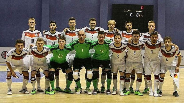 Germany's first official futsal match will be against England