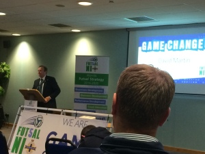 Irish FA President David Martin