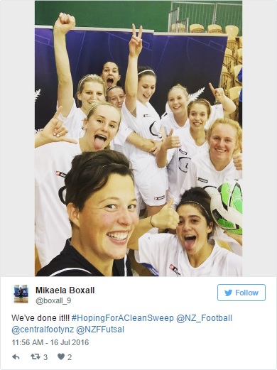 New Zealand Women’s futsal to the fore