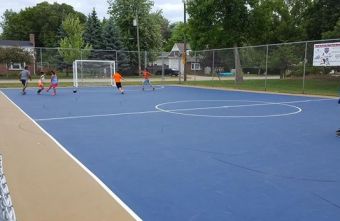 Great work continues in Milwaukee, USA to build outdoor Futsal facilities