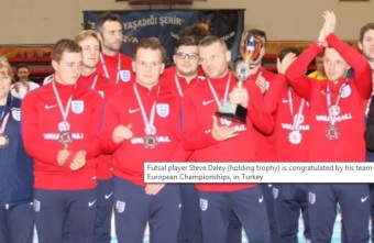 England Futsal ace surpasses Peter Shilton to become England's most capped player