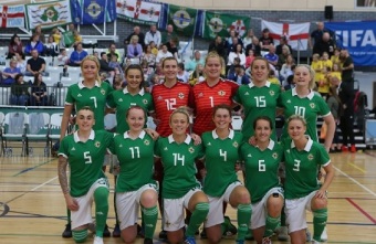 Spirited performances by Northern Ireland throughout their UEFA Futsal Women's EUROs 2018