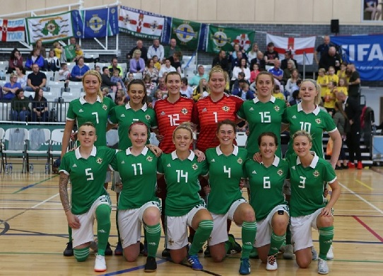 Spirited performances by Northern Ireland throughout their UEFA Futsal Women's EUROs 2018