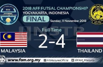 Success despite defeat for Malaysia in the AFF Futsal Championship Final 2018
