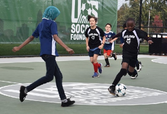 U.S. Soccer Foundation installed its 410 futsal pitch with 1,100 planned by 2026