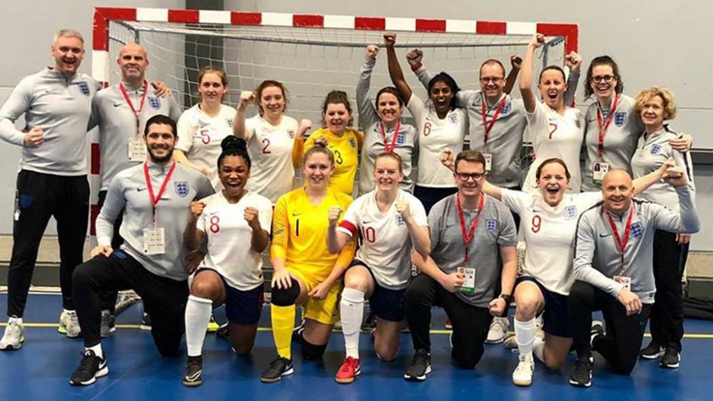 Euro success in Finland for England's Men and Women's deaf Futsal teams