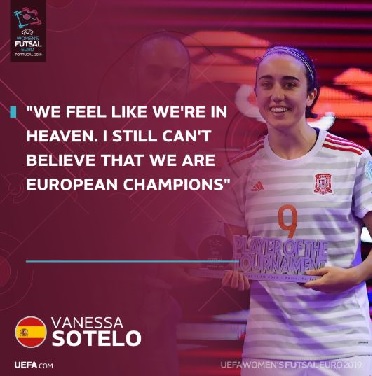 Spain retain UEFA Women's Futsal Euro title on penalties against Portugal