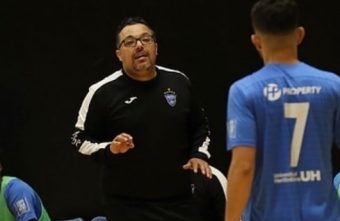 Helvécia Head Coach Leandro Afonso discusses his club and futsal