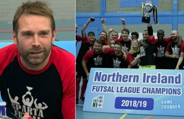 Chris Morgan, former Irish League striker urges more kids to get involved in Futsal