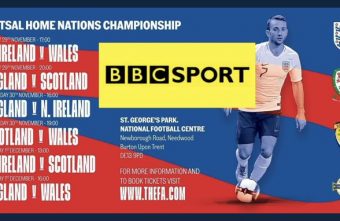 Northern Ireland 3 Wales 9 - Home Nations Futsal Championships 2019