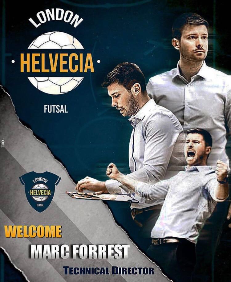 Marc Forrest appointed Technical Director at Helvecia Futsal Club