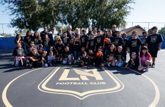 Los Angeles FC continue to build outdoor futsal courts