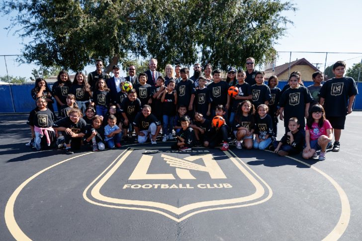Los Angeles FC continue to build outdoor futsal courts