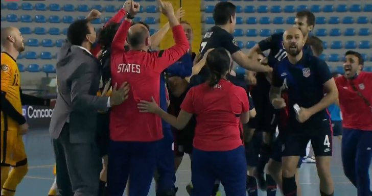 The USA won on penalties and will play Costa Rica in the CONCACAF Futsal Championships Final