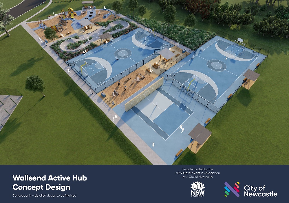 Wallsend, Australia set to be home of new active hub and futsal court