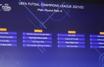 On the 26 October the UEFA Futsal Champions League main round kicks off