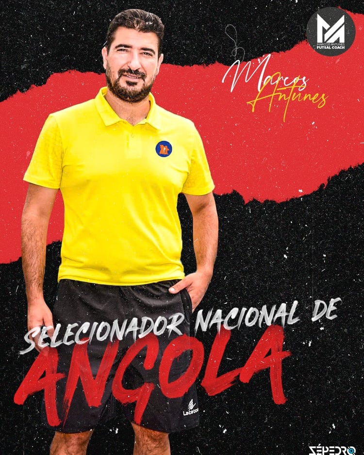 Marcos Antunes the new head coach of the Angola National Futsal team