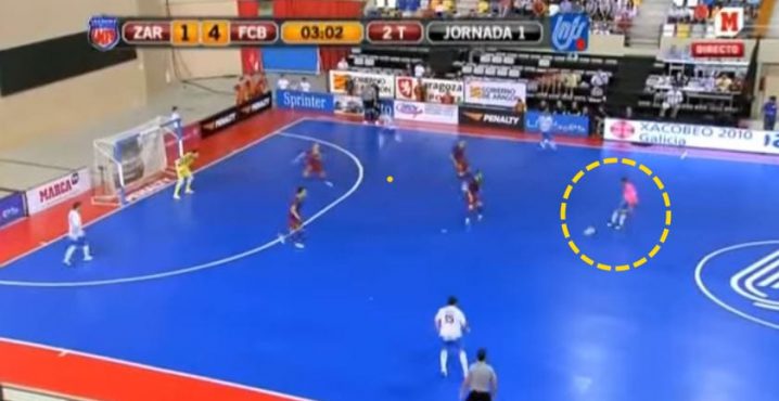 Spatiotemporal coordination behaviours in futsal are guided by informational game constraints