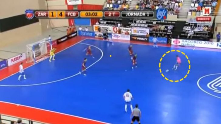 Spatiotemporal coordination behaviours in futsal are guided by informational game constraints