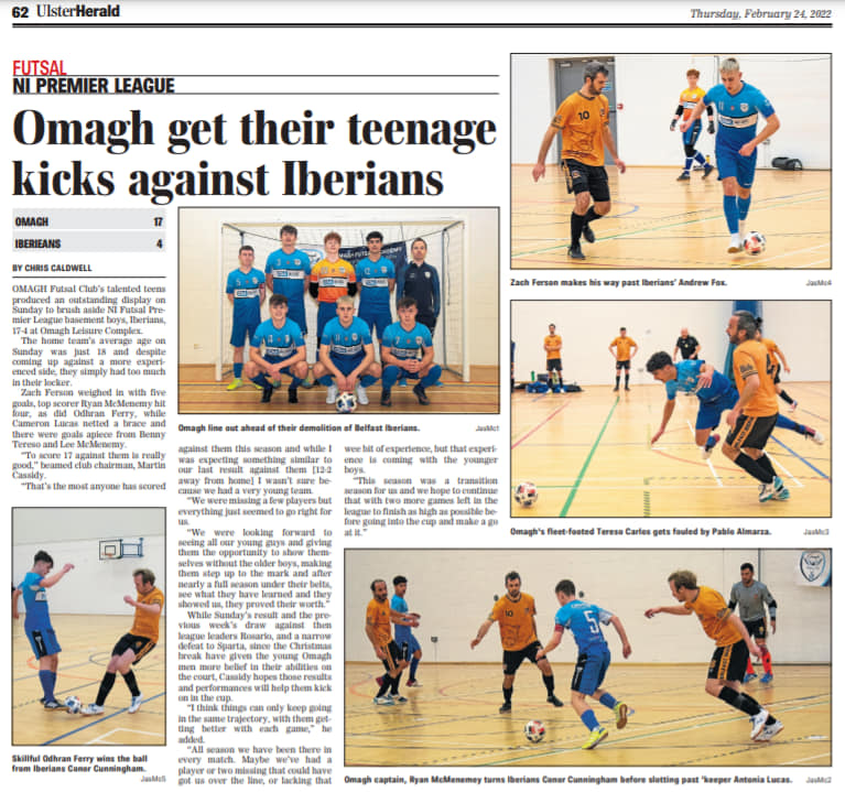 Omagh Futsal Club, Past, Present & Future