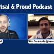 Futsal & Proud host Andre Caro interviews Argentina goalkeeper Nicolás Sarmiento