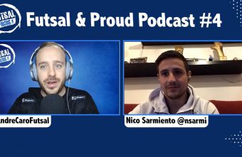 Futsal & Proud host Andre Caro interviews Argentina goalkeeper Nicolás Sarmiento