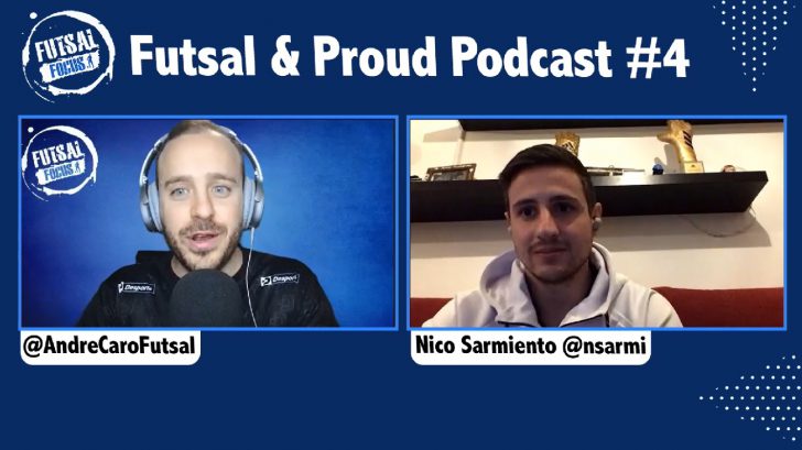Futsal & Proud host Andre Caro interviews Argentina goalkeeper Nicolás Sarmiento