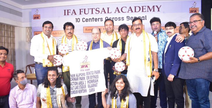Announcement of 10 Futsal Academies across West Bengal, India