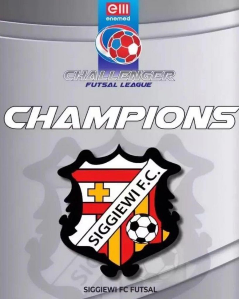 Siggiewi Futsal won the Enemed Challenger League championship in Malta