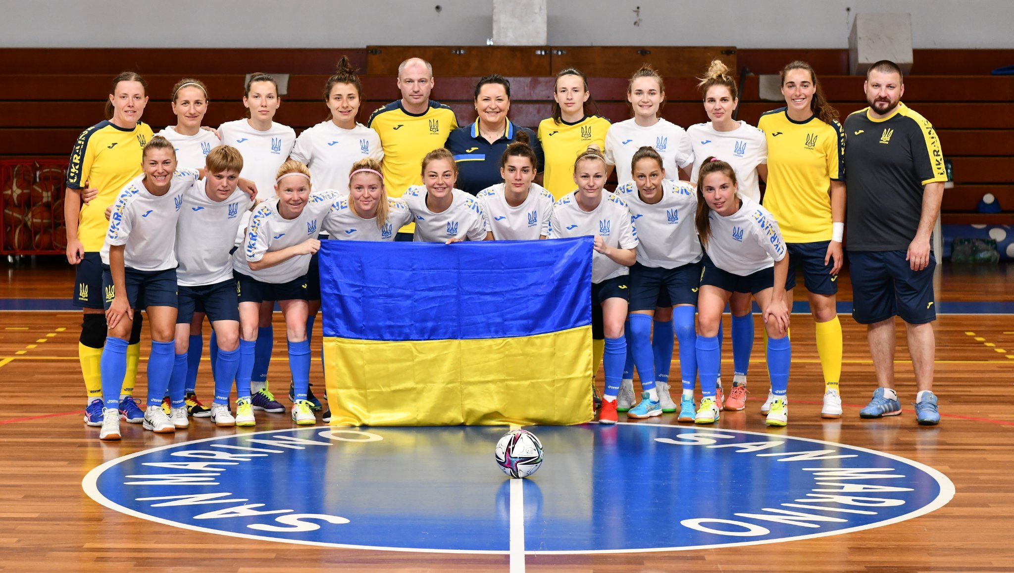 Ukrainian women's team in training in San Marino