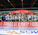 BeSoccer CD UMA Antequera celebrating their promotion to first division
