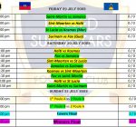 Caribbean Futsal tournament schedule