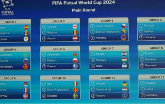 Europe's 2024 FIFA Futsal World Cup main round draw