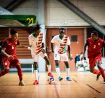 Final of the futsal competition at the first Caribbean Games between Cuba and Suriname
