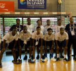 Martinique posing before their first match against Cuba