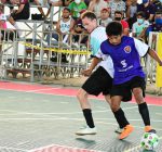 Playing futsal in Mexico