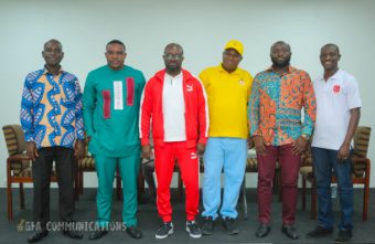 Ghana Football Association President Kurt Okraku meets Futsal teams