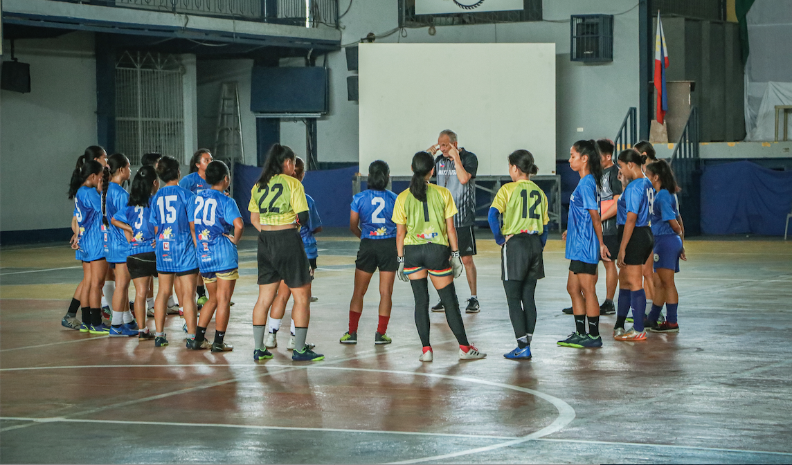 Philippine Women's National Futsal Team Face-Off Against Guam 