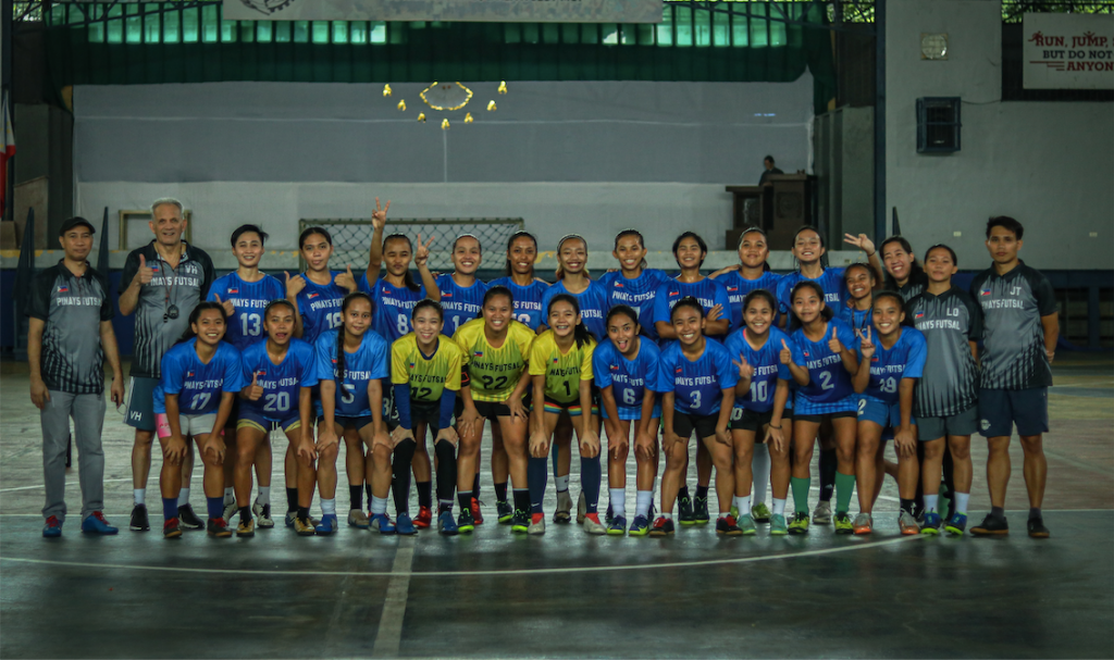 Philippine Women's National Futsal Team Face-Off Against Guam