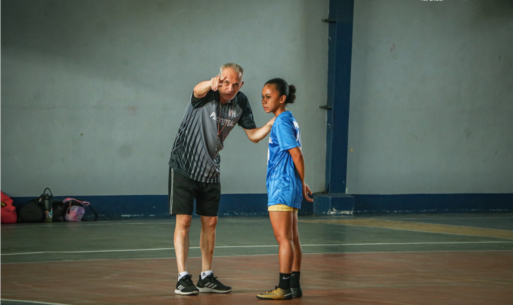 Philippine Women's National Futsal Team Face-Off Against Guam