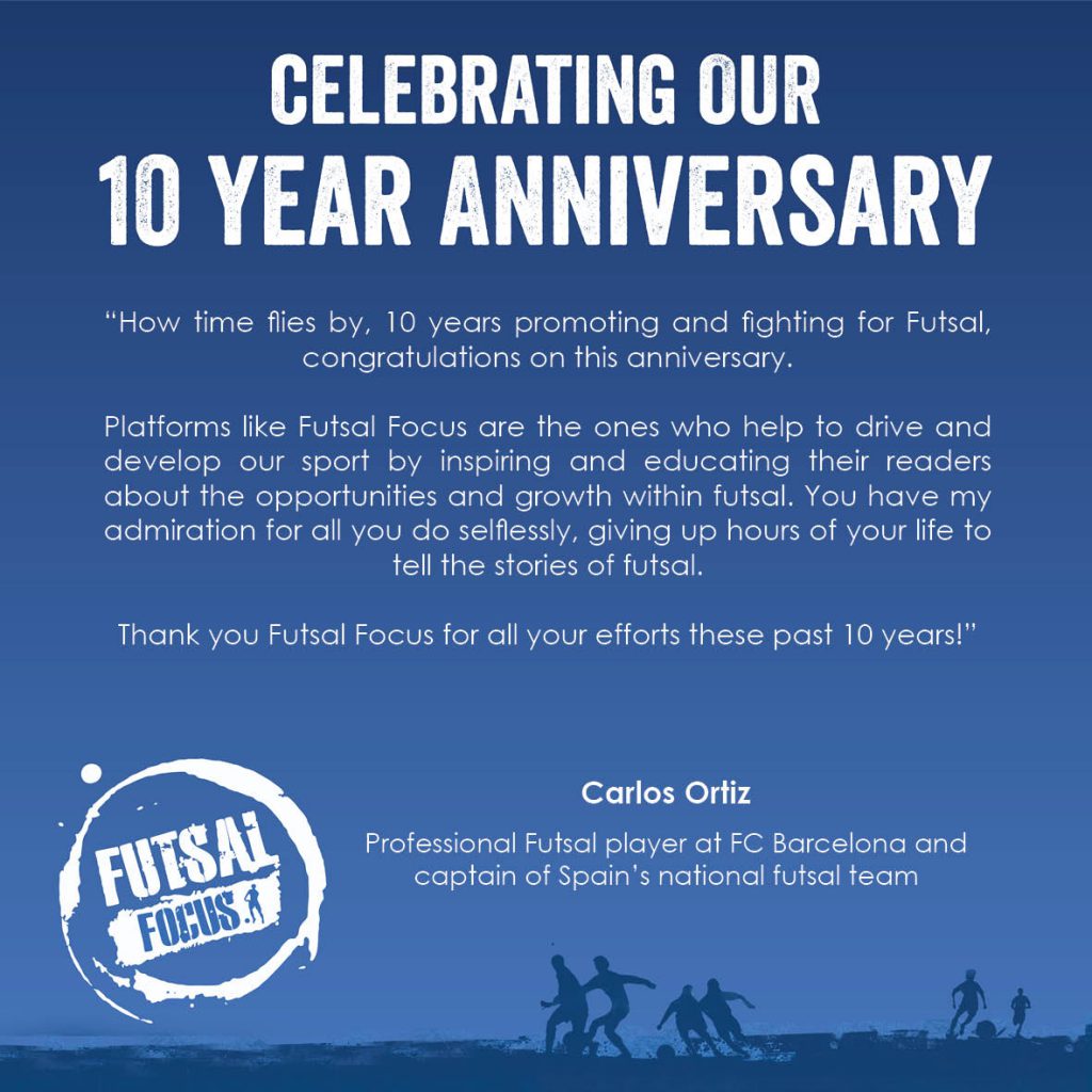 Futsal Focus celebrates 10 year anniversary