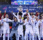 Irán tras ganar la AFC Women’s Futsal Asian Cup