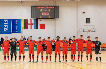 England U19 Head Coach Sion Kitson discusses their EURO preliminary round success with Futsal Focus