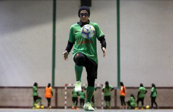 Iranian female futsal player and coach Mahbube Nimeti wants greater recognition of women in sport