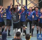 B-67 lifting the KAK Futsal GM 2022 trophy