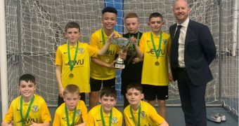 Waringstown and Holy Child victorious in futsal finals for primary schools