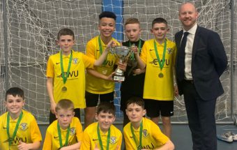 Waringstown and Holy Child victorious in futsal finals for primary schools
