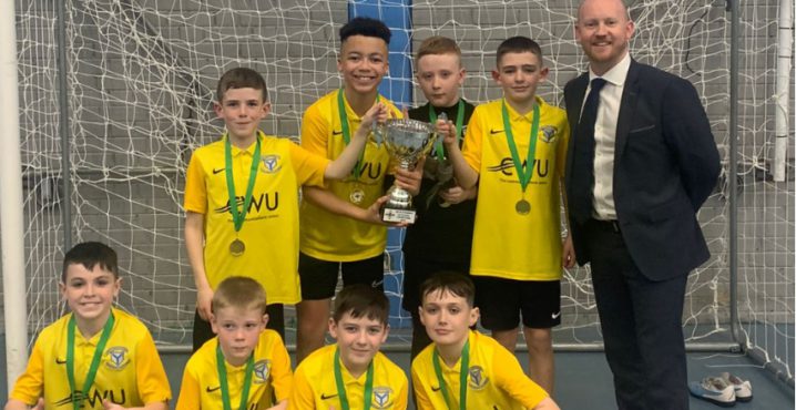 Waringstown and Holy Child victorious in futsal finals for primary schools