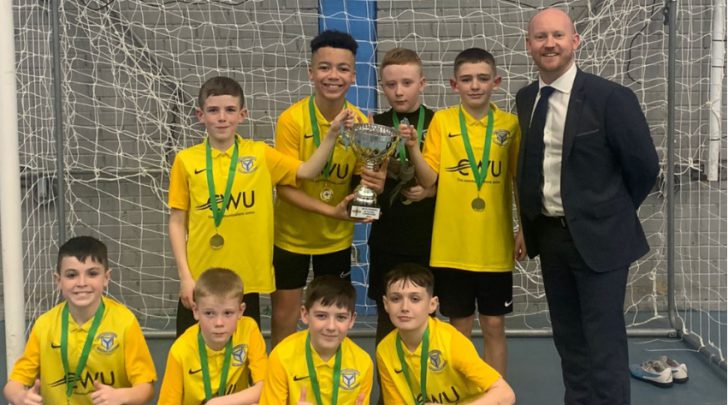 Waringstown and Holy Child victorious in futsal finals for primary schools