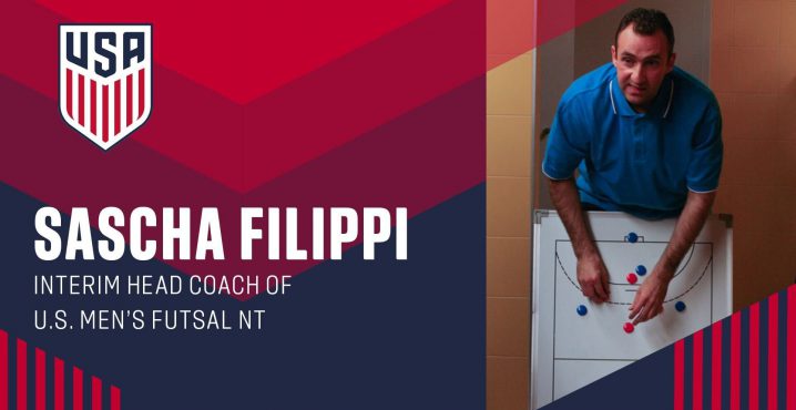 U.S Soccer announce Sascha Filippi as Interim Head Coach of Men's Futsal National Team